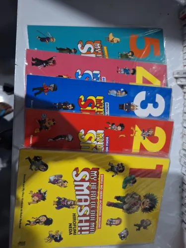 My Hero Academia Smash - Vol. 1 ao 5 (coleção completa)