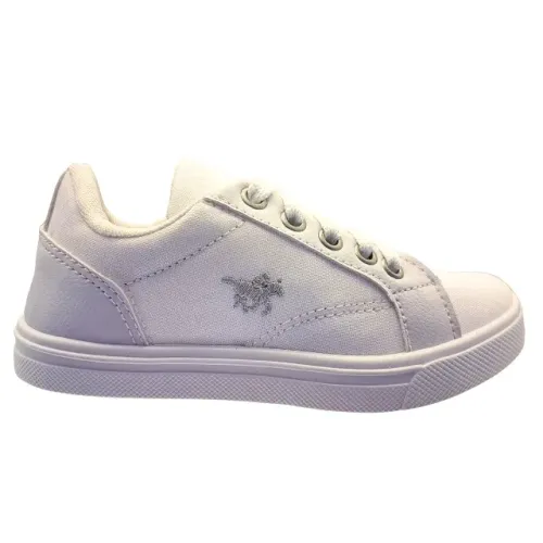 Tênis Infantil Casual Mauricinho Lona Polo Energy Branco 3388INFBRANCO