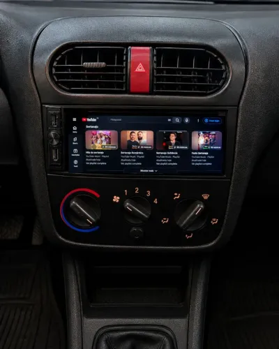 Multimídia 1Din Carplay e Android Auto Novo