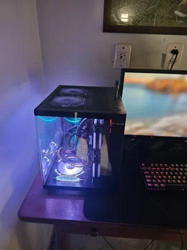Pc gamer ryzen 7 5700x 1tb de armazenamento 32gb ddr4 rtx 4060 water cooler rise mode