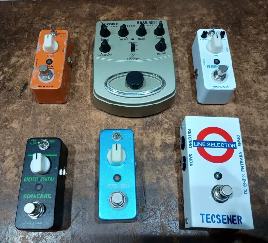 Pedais Para Guitarra Elétrica Variados Timbres