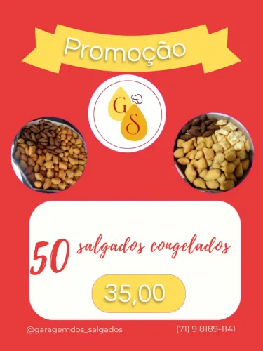Promoção de Salgados Congelados