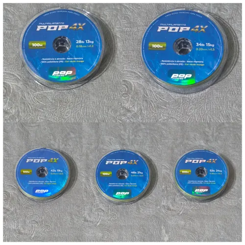 Linha de multifilamento 4x 100m