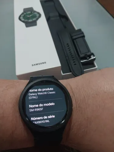 Galaxy Watch6 Classic LTE 44mm - IMPECÁVEL + 2 PULSEIRAS