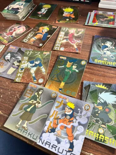 Naruto ninja rank cards Panini