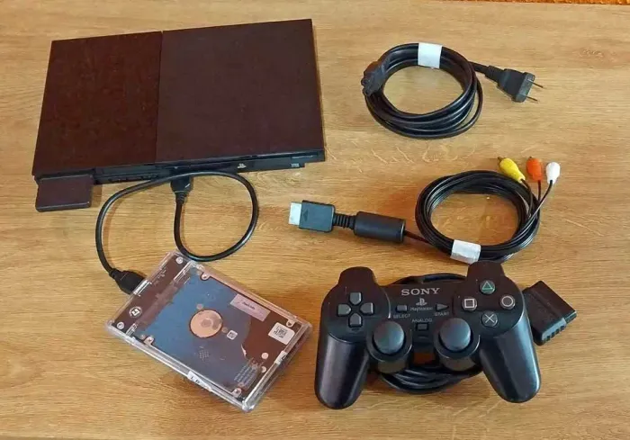 Playstation 2 Slim + 300 Jogos - $450