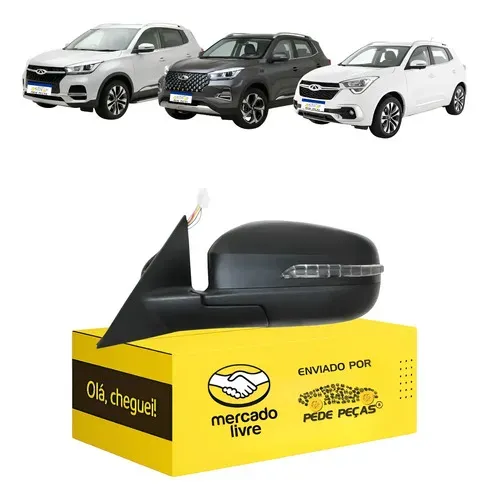 Retrovisor Tiggo 5x 2019 20 A 2026 Elétrico C/rebatimento Le