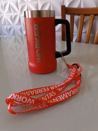 Caneca Térmica Worker 709ml - Bebida Gelada Por Até 5 Horas