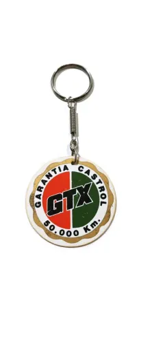 Chaveiro antigo Castrol GTX Concessionária Volkswagen Motorsul Venâncio Aires RS