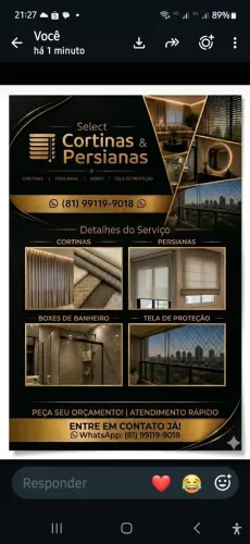 Cortinas e persianas