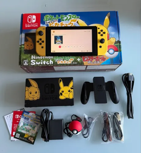 Nintendo Switch Edição Lets Go Pikachu