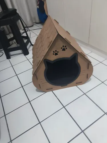 Casa Toca para pets em mdf