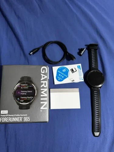 Smartwatch Garmin 965 forerunner 47mm preto