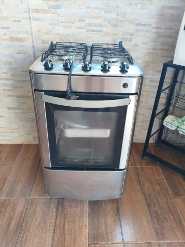Fogão 4 novas inox