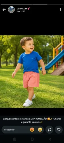 ? Conjunto masculino infantil ?