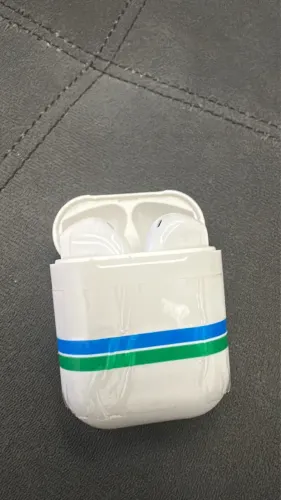 Fone Bluetooth Sem Fio TWS Branco + Case de Carregamento - Estilo AirPods