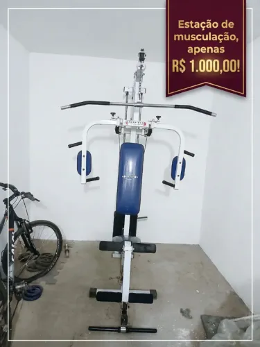 Estação de Musculação ( PHYSICUS). Excelente Estado, 65kg