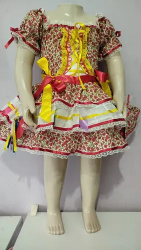Vestido junino Veste 1 ano 