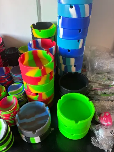 10 cinzeiros novos silicone top escolha sua cor favorita