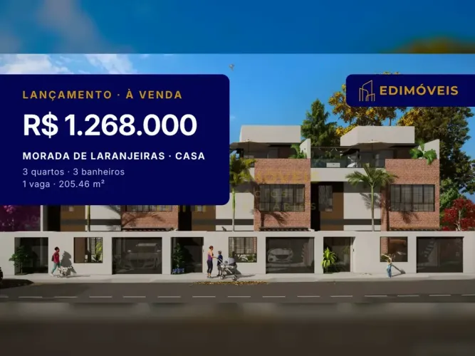 Exclusivo em Morada de Laranjeiras Casa Triplex com Churrasqueira e SPA!