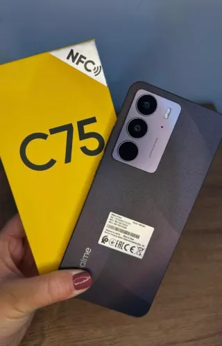 Telefone Lançamento Prova D Água - C75 - Preto 256Gb/8Ram GLOBAL Dual sim