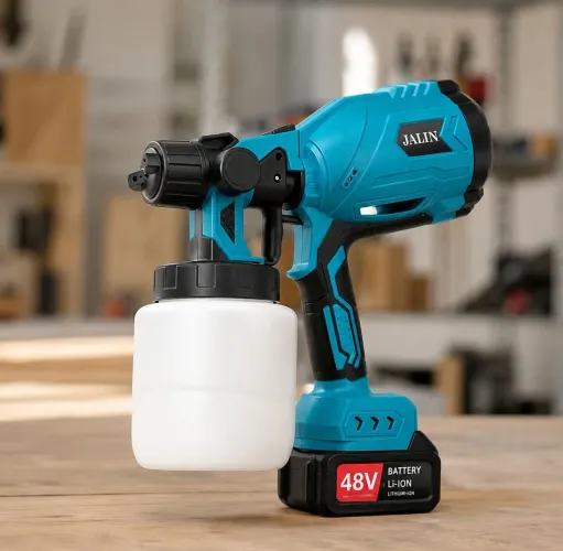 Pulverizador de Tinta Elétrico 48V Sem Fio JALIN - Portátil e Prático