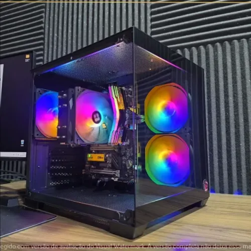PC Gamer Ryzen 5 5600G 16GB DDR4 3000 SSD NVMe 256GB B550M AM4