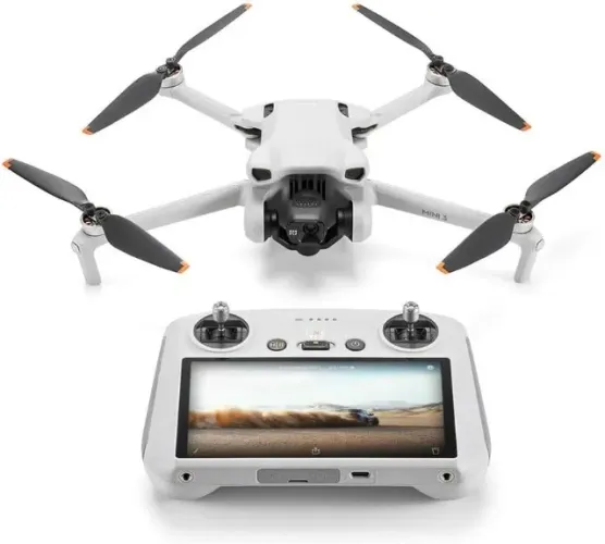 Drone DJI Mini 3 com tela e bateria Plus