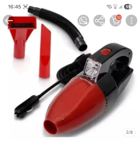 Aspirador  de carro. 