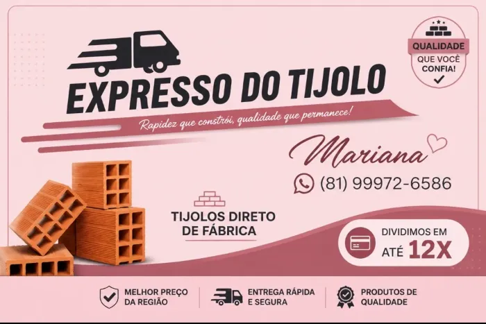 TIJOLOS 8 FUROS TIPO A 