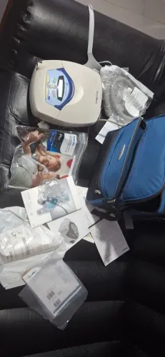 CPAP ResMed com acessórios máscara Philips