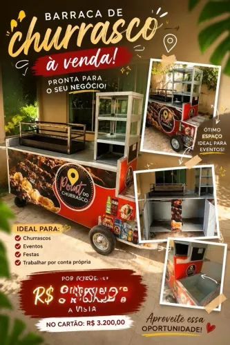 Carrinho de churrasco