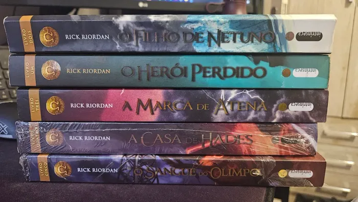 Box Percy Jackson - os Heróis do Olimpo