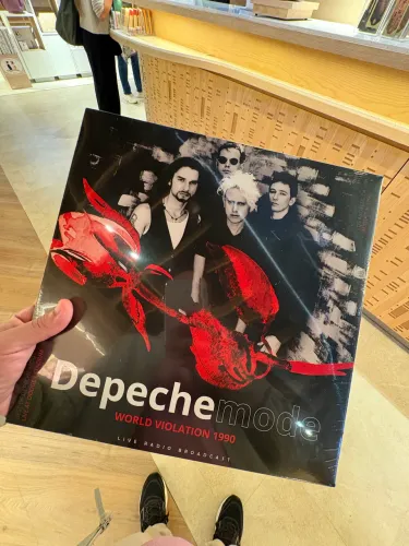 Disco de vinil LP Depache Mode World tour Violator 1990 Lacrado