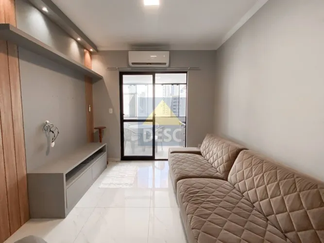 Apartamento para Locação Anual na Quadra do Mar, 02 Dormitórios Mobiliado, em Balneário Ca