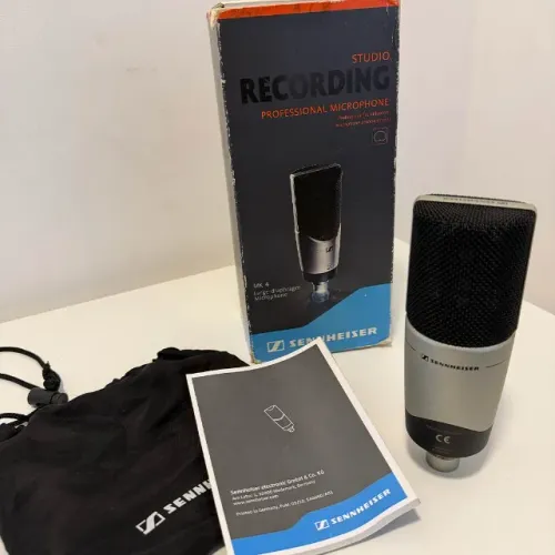 Microfone Condensador Sennheiser MK4 - C/ Defeito (Trocar Cápsula)