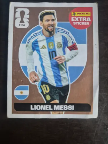 Vendo figurinha Messi bronze