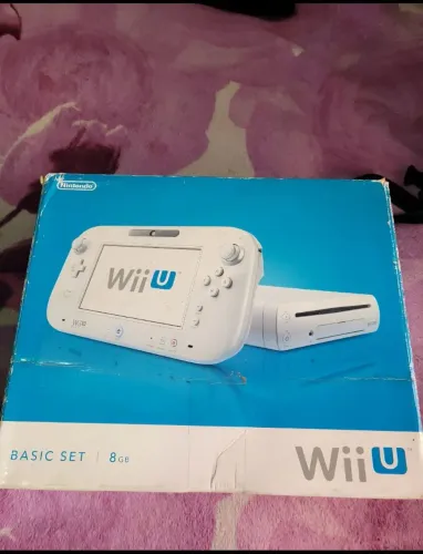 Nintendo Wii U completo na caixa Desbloqueado 