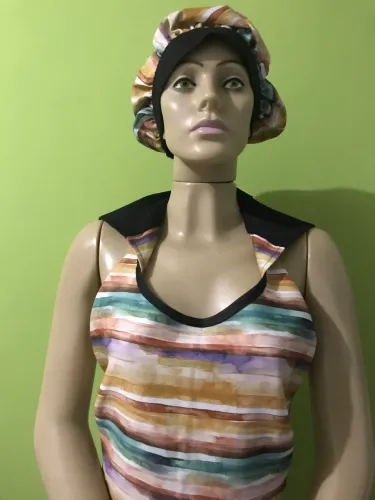Avental clássico com touca