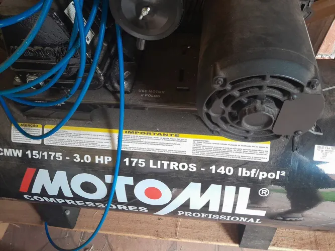 Compressor de ar 15pes 175 litros