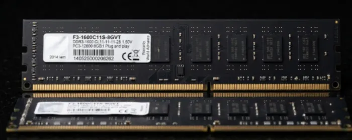 Memória ram G.SKLL 8gb DDR3 1600hz