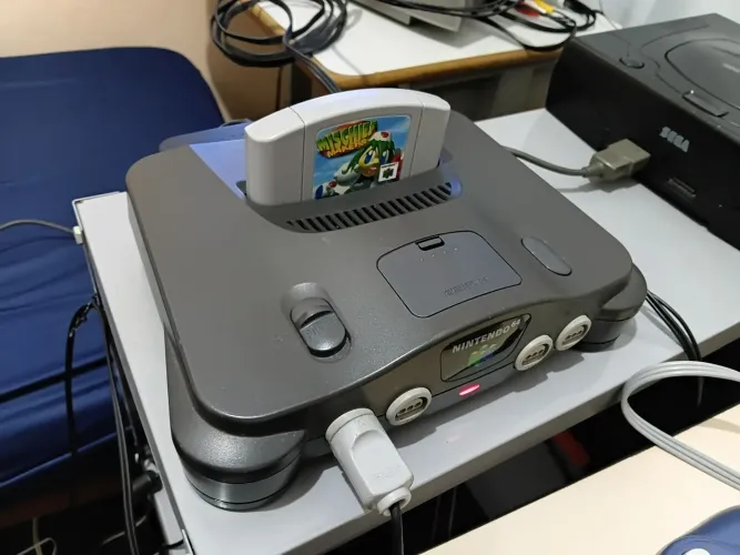 N64 completo com jogo