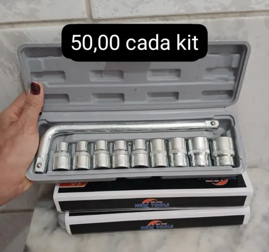Chave L e soquete 1/2 polegada