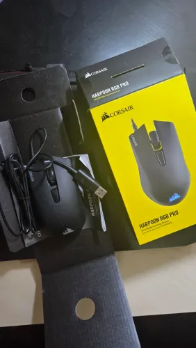 Mouse Gamer Corsair Harpoon Pro RGB 12000 DPI - zerado