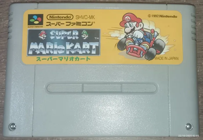 Super Mario Kart Original Japonês para Super Nintendo 