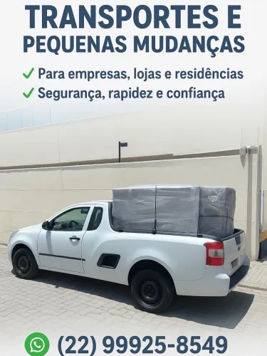 Vendo vendo transportes e pequena mudança para toda Macaé e região!