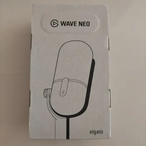Microfone Condensador Elgato Wave Neo, USB, Branco Lacrado/Novo