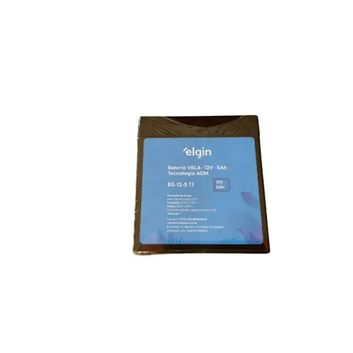 Bateria selada Elgin 12V 5ah para Nobreak