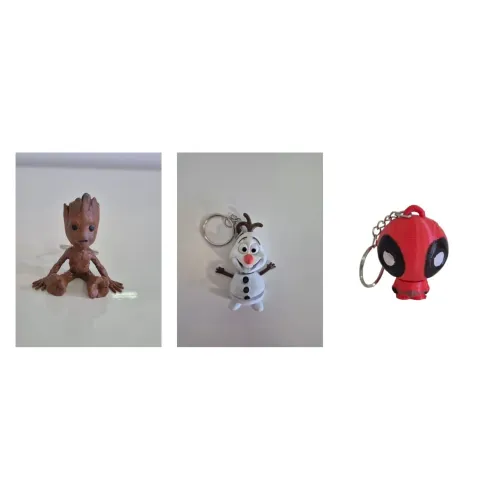 Chaveiro personagem 3D 