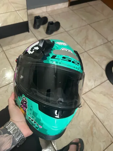Capacete Fechado Ls2 Ff358 Bullet Cor Azul (original) n56